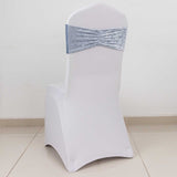 Add Elegance to Your Event with Dusty Blue Velvet Chair Sashes